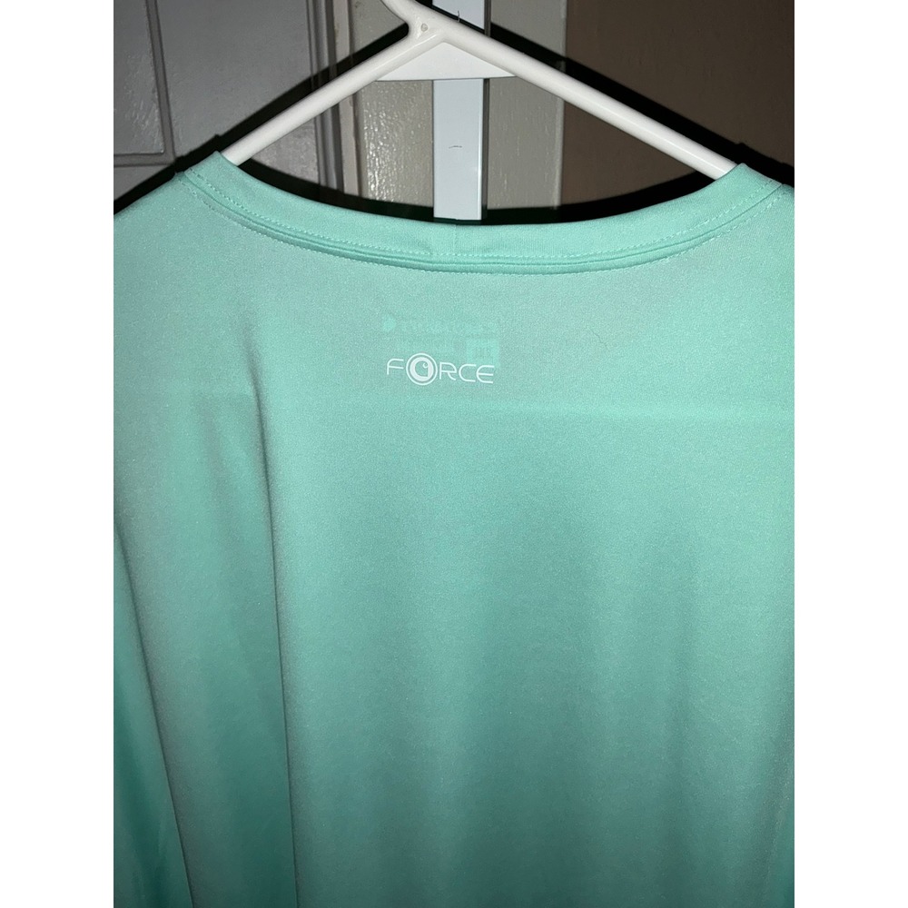 Carhartt Force Sun Defender Long Sleeve Shirt 2XL Relaxed Fit Mint Green NWT - Picture 7 of 7